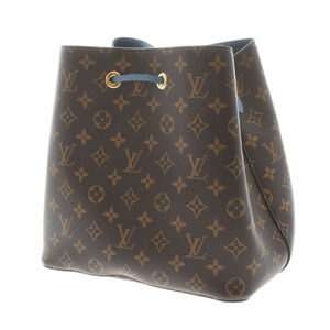 Louis Vuitton Canvas Shoulder Blue NeoNoe Jean Bag Monogram